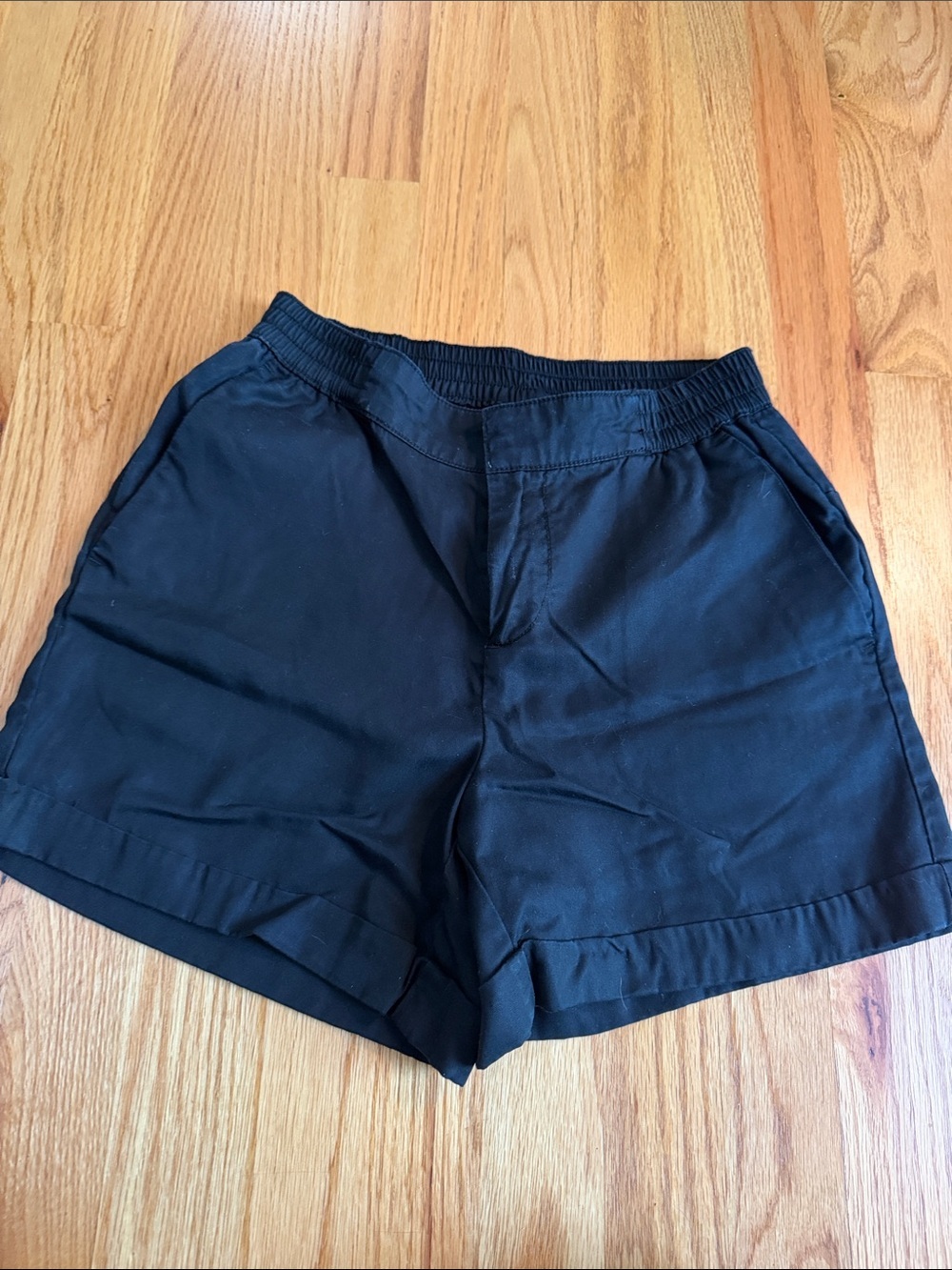 a new day Black High-Waist Pull-On Women's Shorts